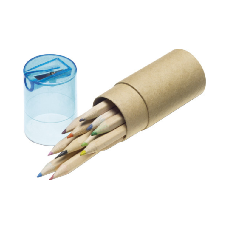 Tube cartonné de 12 crayons Terrence