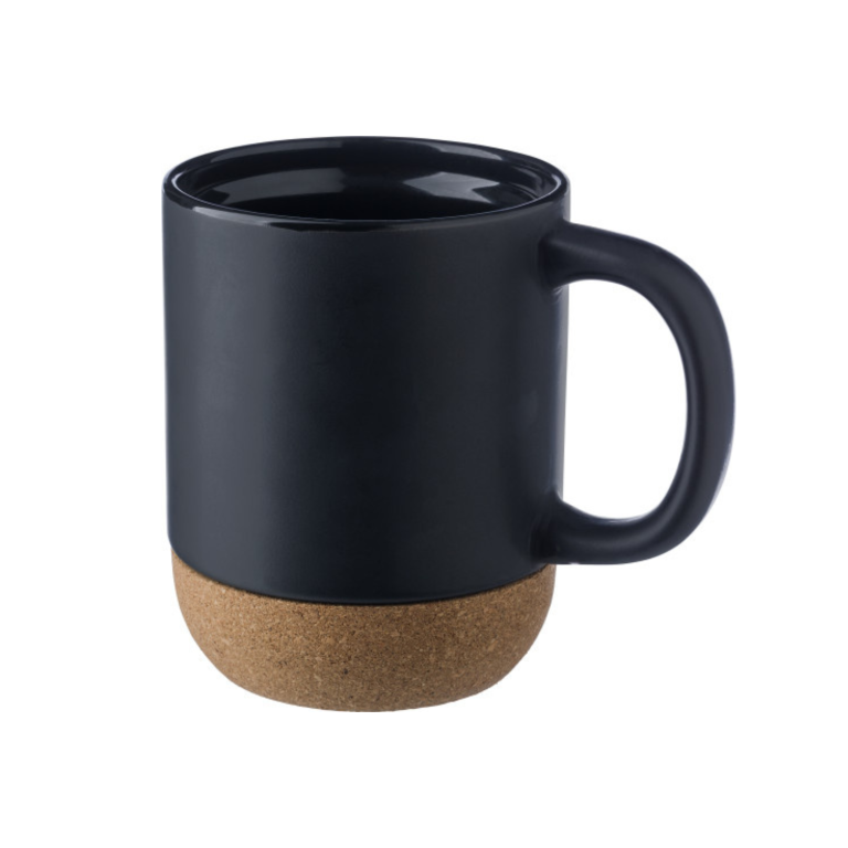 Mug en céramique et liège