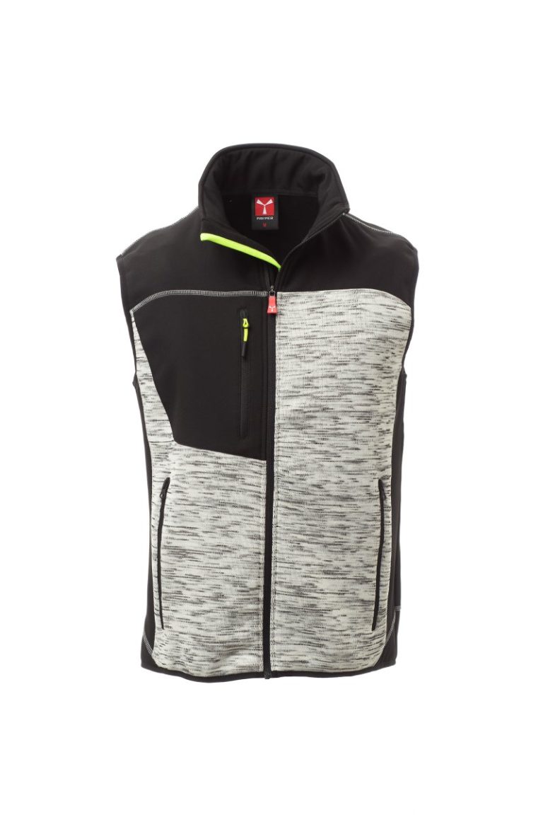 Gilet technique inserts en soft-shell