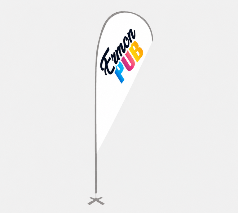 Drapeau Forme Ronde