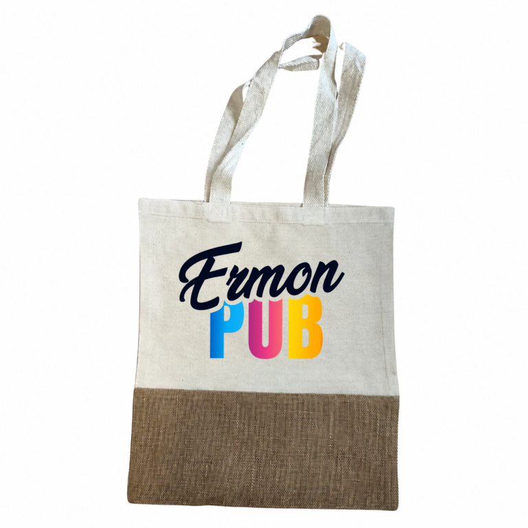 Tote bag coton - toile de jute
